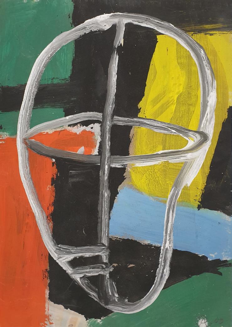 Achim Freyer, „o.T. - aus der Serie "Köpfe"“, 2000