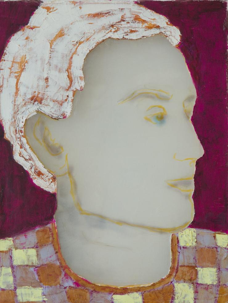 Sue Hayward, „Young man (checked shirt)“, 2018