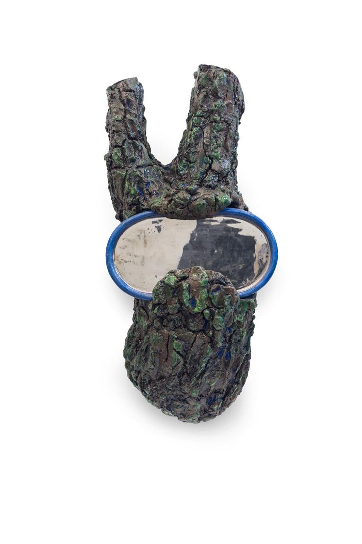 Rosi Steinbach, „Waldstück 6 (Spiegel)“, 2018