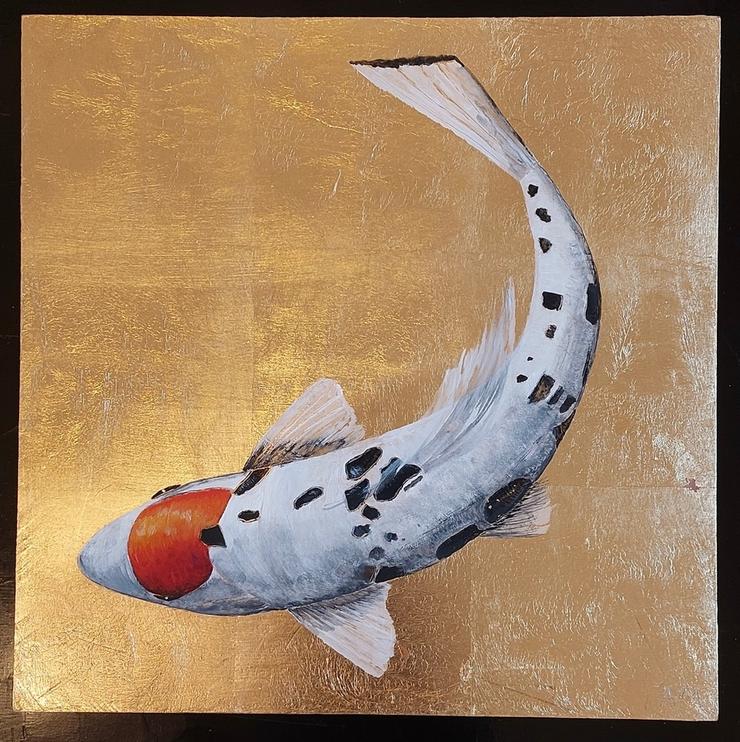 Andreas Maier, „Tancho-Koi - aus der Serie lebende Juwelen“, 2024