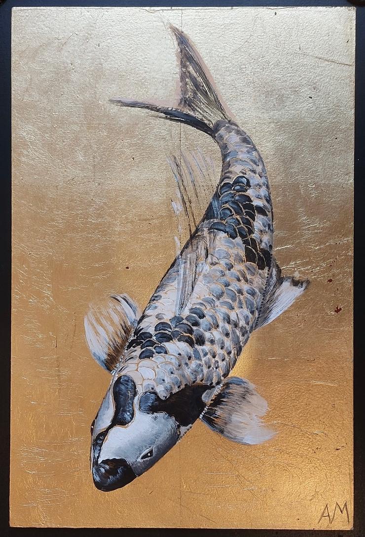 Andreas Maier, „Shiro Utsuri-Koi" aus der Serie lebende Juwelen“, 2024