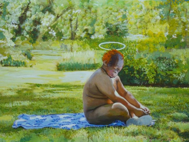 Volker März, „Gartenlandschaft“, 2021