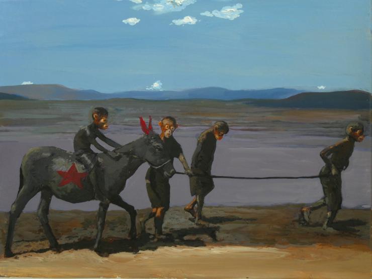 Volker März, „Schlammlandschaft“, 2021