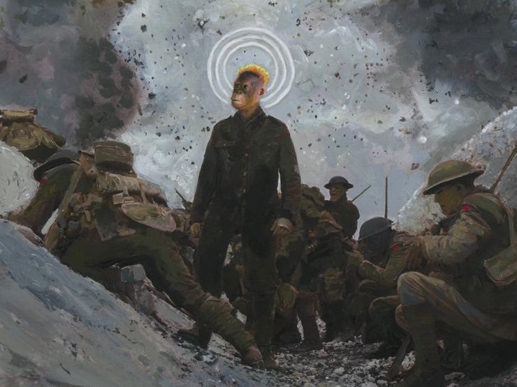 Volker März, „Kriegslandschaft“, 2021