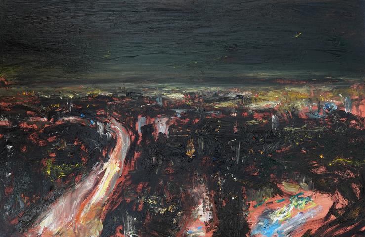 Michael Ramsauer, „Nachtstadt 1“, 2021