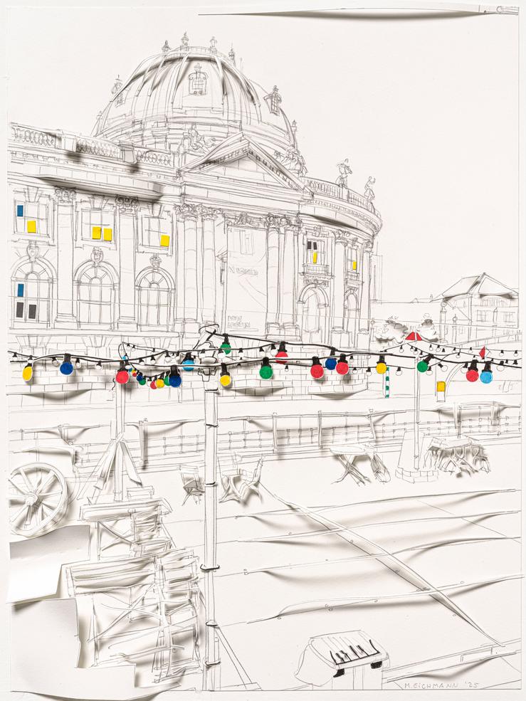 Marion Eichmann, „Lichterkette Bodemuseum“, 2025