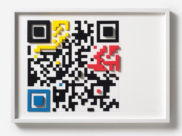 Marion Eichmann, „QR Code RGB“, 2025