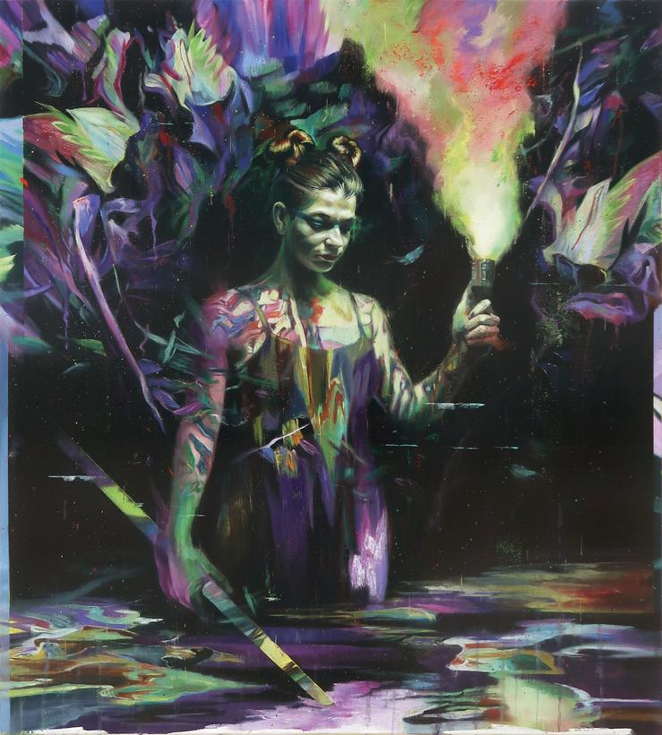 Michael Streun, „Farbfinderin“, 2023