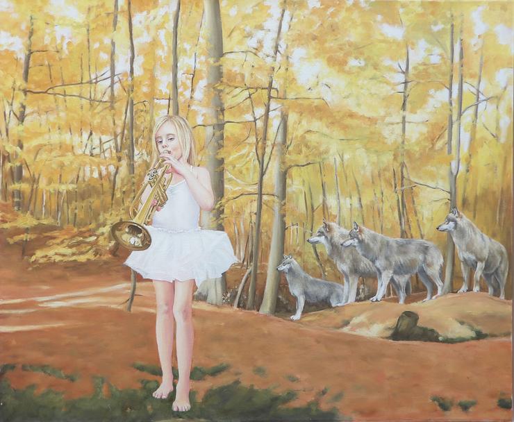 Persis Eisenbeis, „Mädchen spielt Trompete“, 2026