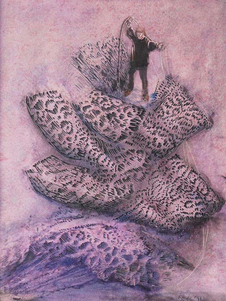 Sabine Ostermann, „Spitzenwerk I“, 2025