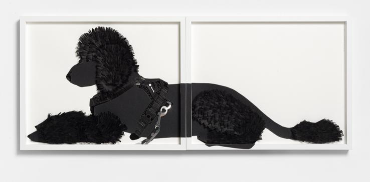 Marion Eichmann, „Pudel Black  (2-teilig)“, 2023