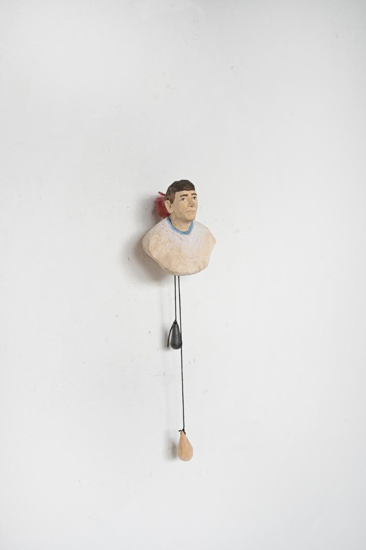 Johannes Hepp, „Büste mit Püschel“, 2024