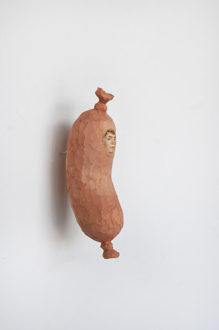 Johannes Hepp, „Wurst-Gesicht“, 2022
