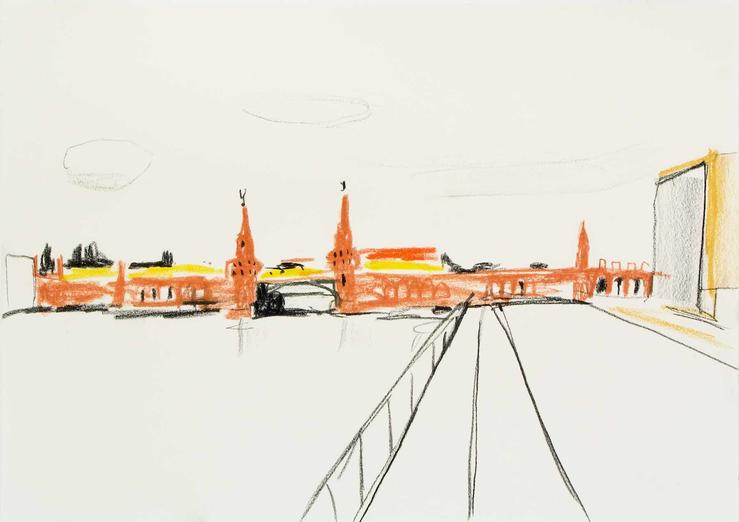 Karsten Kusch, „Oberbaumbrücke III“, 2022