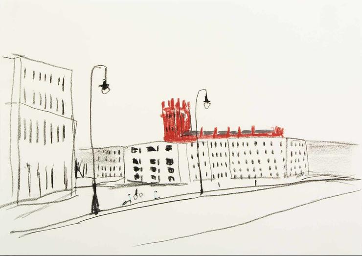 Karsten Kusch, „Unter den Linden III“, 2022
