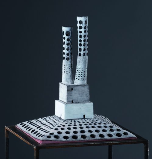 Reservoir II, 2016, Keramik, 45 x 38 x 38 cm