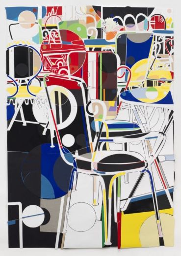 Eisdiele, 2017, 215x150 cm