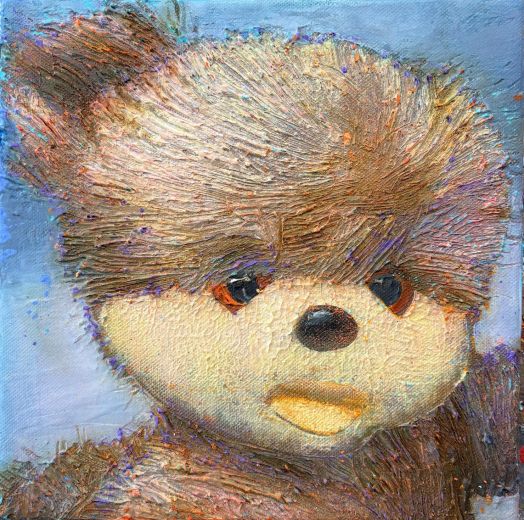 Loved, Lost & Found 19, 2026, Acryl auf Leinwand, 30 x 30 cm