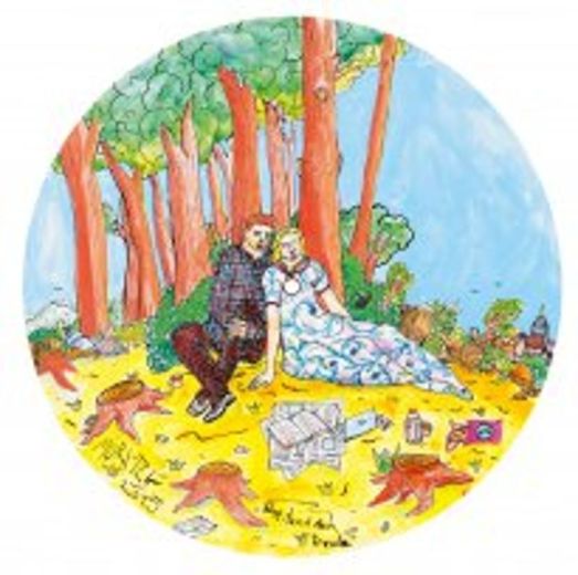 Ehestand der Freude, 2015, Buntstiftzeichnung in Vinyl gerahmt, 50 x 40cm